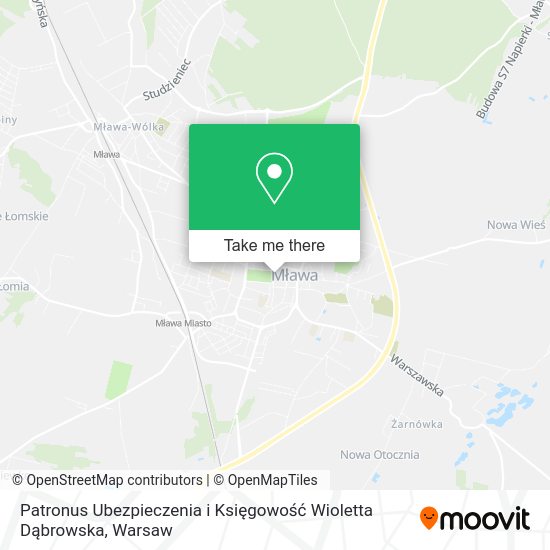 Patronus Ubezpieczenia i Księgowość Wioletta Dąbrowska map