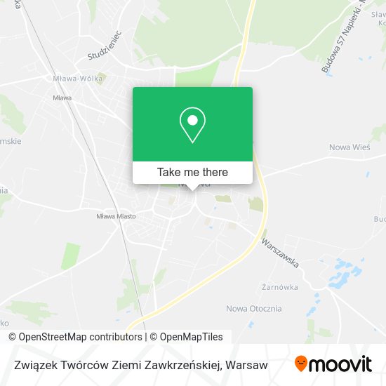 Związek Twórców Ziemi Zawkrzeńskiej map