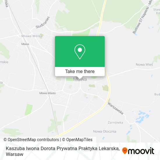 Kaszuba Iwona Dorota Prywatna Praktyka Lekarska map