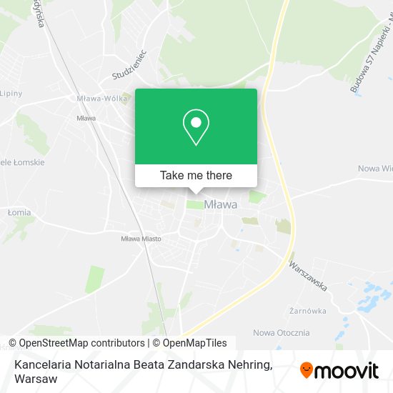 Kancelaria Notarialna Beata Zandarska Nehring map