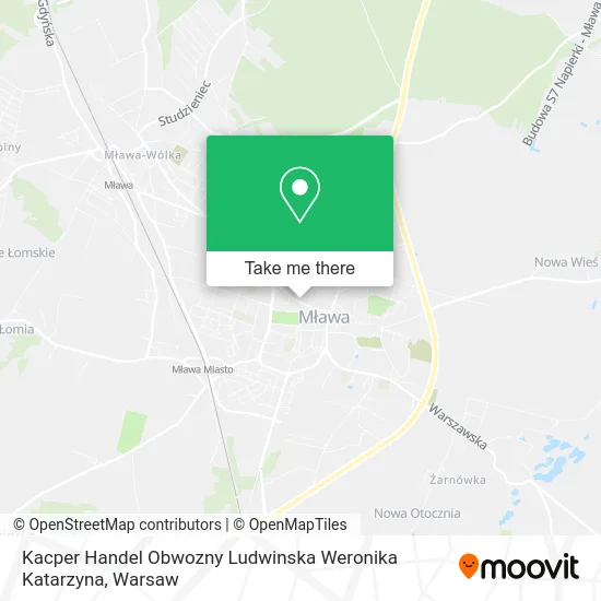Kacper Handel Obwozny Ludwinska Weronika Katarzyna map