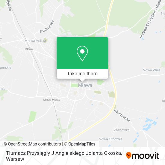 Tłumacz Przysięgły J Angielskiego Jolanta Okoska map