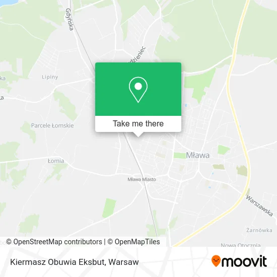 Карта Kiermasz Obuwia Eksbut