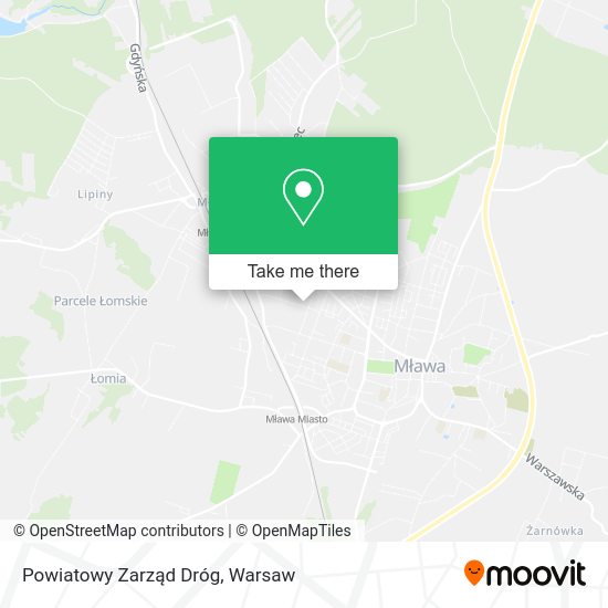 Powiatowy Zarząd Dróg map