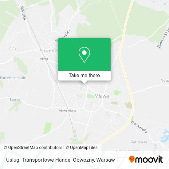 Uslugi Transportowe Handel Obwozny map