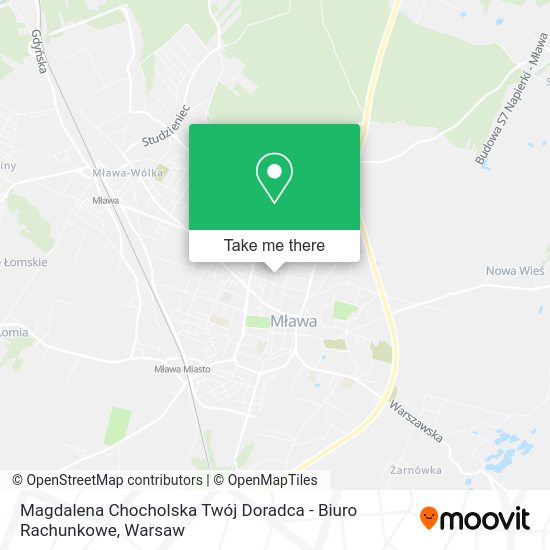 Magdalena Chocholska Twój Doradca - Biuro Rachunkowe map