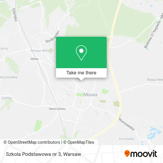 Карта Szkola Podstawowa nr 3