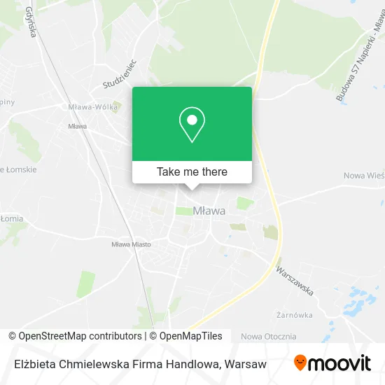 Elżbieta Chmielewska Firma Handlowa map