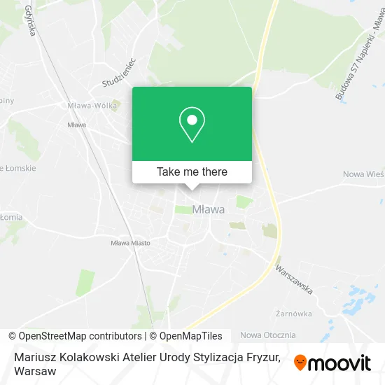 Mariusz Kolakowski Atelier Urody Stylizacja Fryzur map