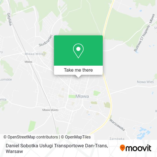 Daniel Sobotka Usługi Transportowe Dan-Trans map