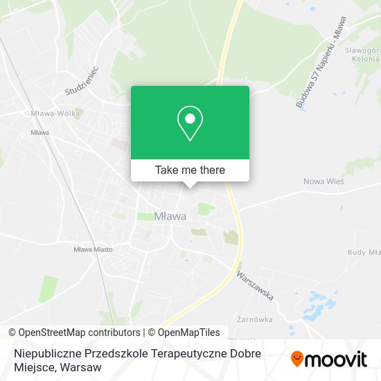 Niepubliczne Przedszkole Terapeutyczne Dobre Miejsce map