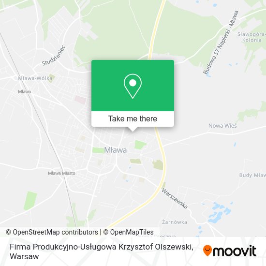 Firma Produkcyjno-Usługowa Krzysztof Olszewski map