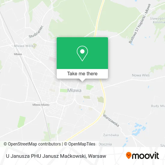Карта U Janusza PHU Janusz Maćkowski