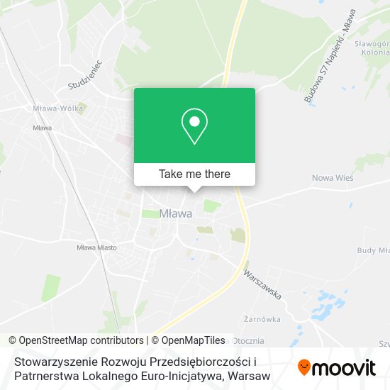 Stowarzyszenie Rozwoju Przedsiębiorczości i Patrnerstwa Lokalnego Euro-Inicjatywa map