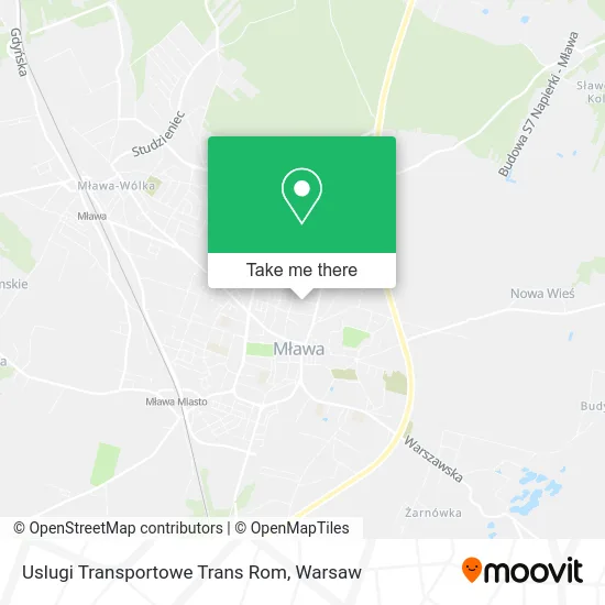 Карта Uslugi Transportowe Trans Rom