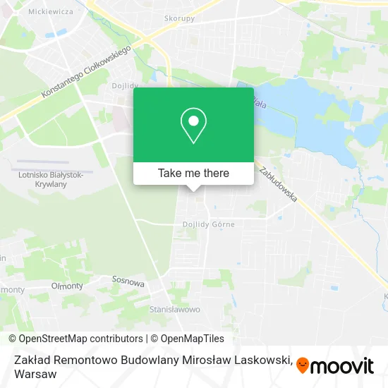 Карта Zakład Remontowo Budowlany Mirosław Laskowski
