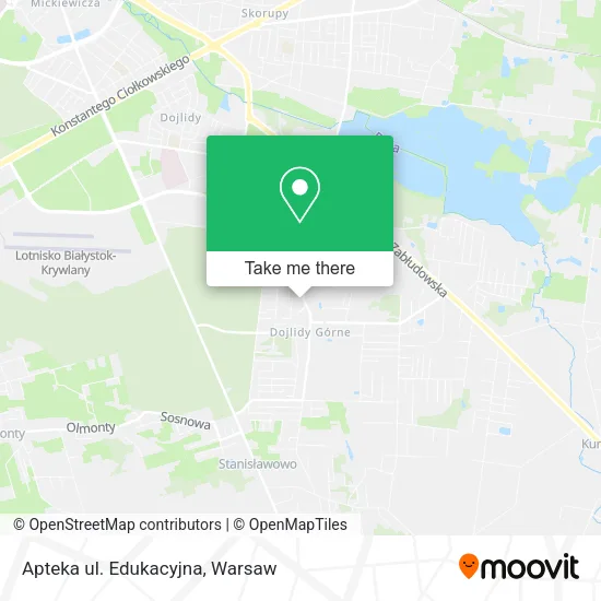 Карта Apteka ul. Edukacyjna