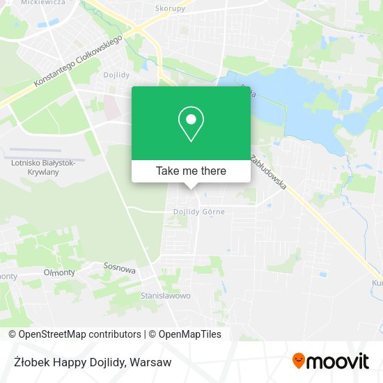 Żłobek Happy Dojlidy map