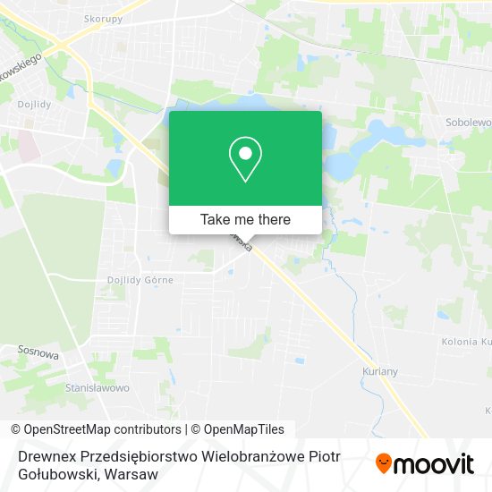 Drewnex Przedsiębiorstwo Wielobranżowe Piotr Gołubowski map