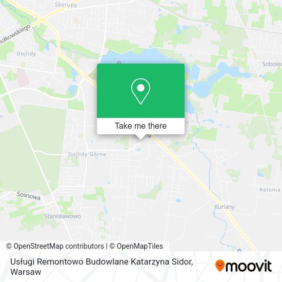 Usługi Remontowo Budowlane Katarzyna Sidor map