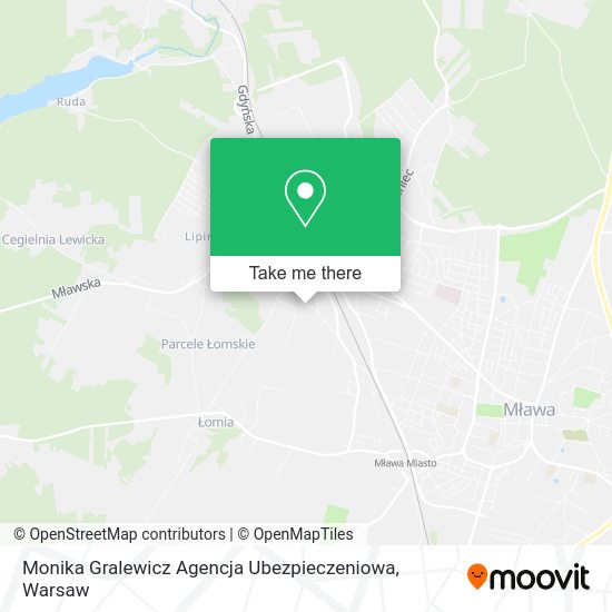 Monika Gralewicz Agencja Ubezpieczeniowa map