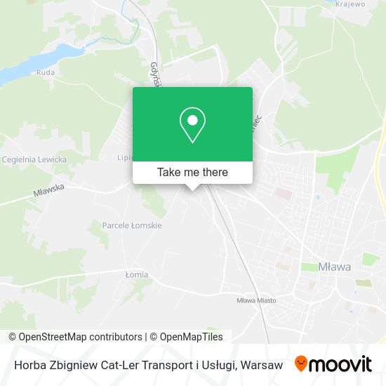 Horba Zbigniew Cat-Ler Transport i Usługi map