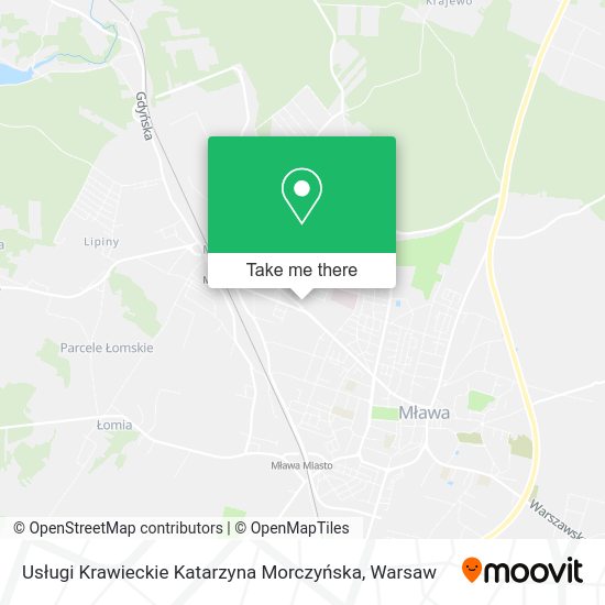 Usługi Krawieckie Katarzyna Morczyńska map