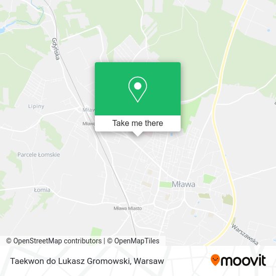 Taekwon do Lukasz Gromowski map