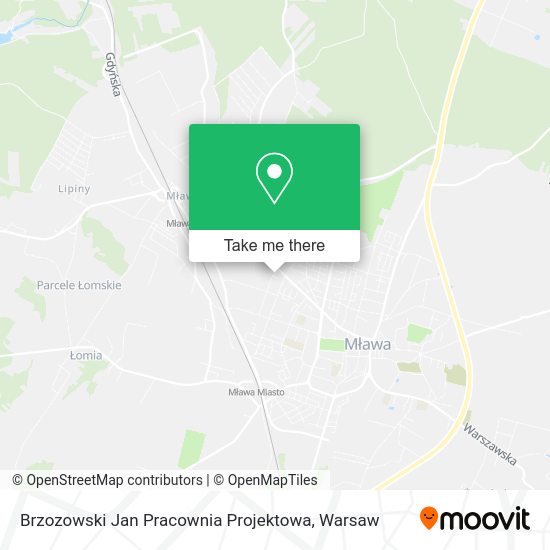 Brzozowski Jan Pracownia Projektowa map