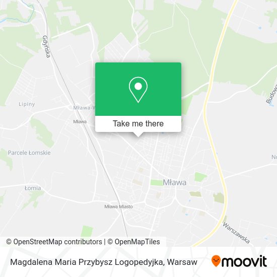 Magdalena Maria Przybysz Logopedyjka map