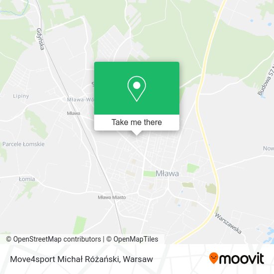 Move4sport Michał Różański map