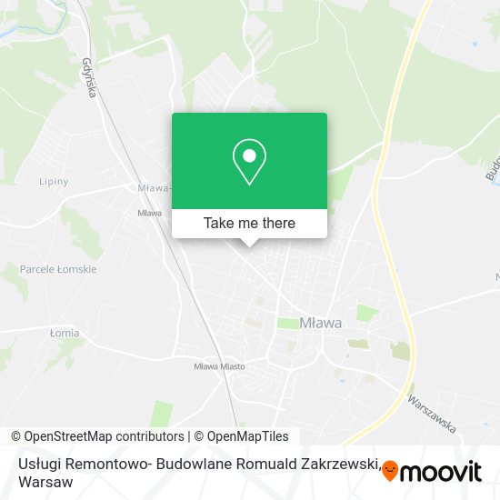 Usługi Remontowo- Budowlane Romuald Zakrzewski map