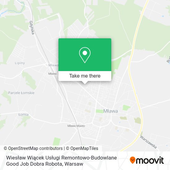 Wiesław Wiącek Usługi Remontowo-Budowlane Good Job Dobra Robota map