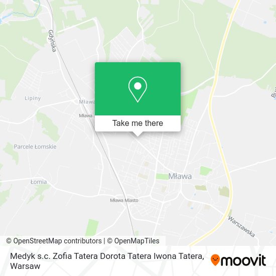 Medyk s.c. Zofia Tatera Dorota Tatera Iwona Tatera map