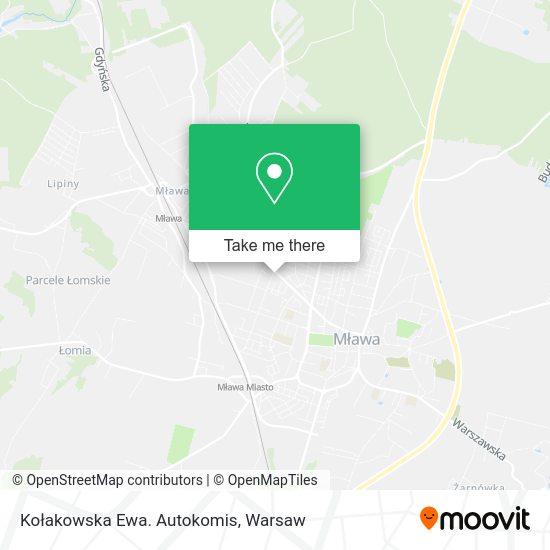 Kołakowska Ewa. Autokomis map