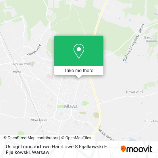 Uslugi Transportowo Handlowe S Fijalkowski E Fijalkowski map