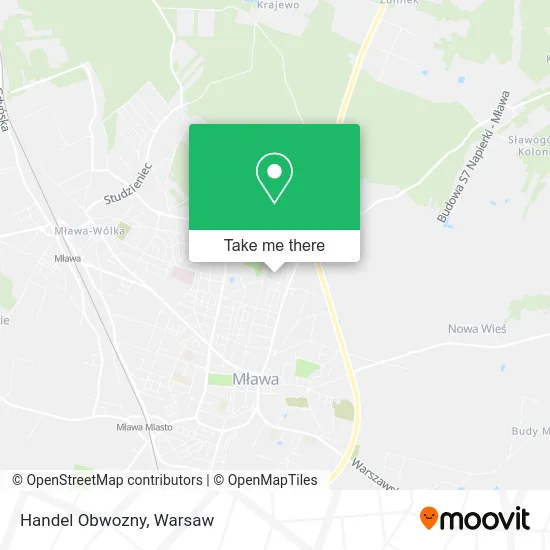 Карта Handel Obwozny