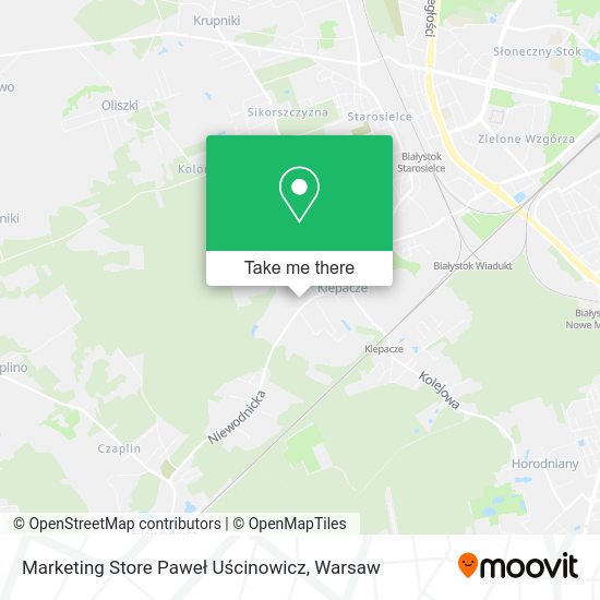 Карта Marketing Store Paweł Uścinowicz