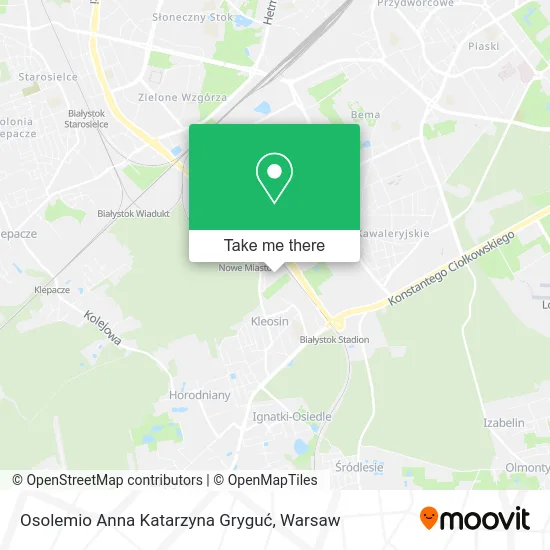 Карта Osolemio Anna Katarzyna Gryguć