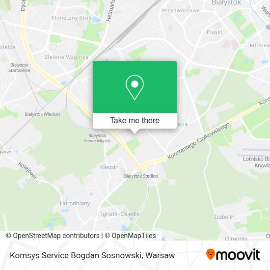 Карта Komsys Service Bogdan Sosnowski