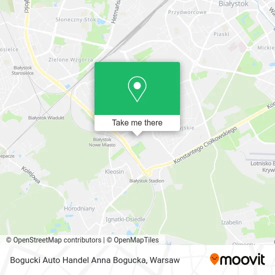 Карта Bogucki Auto Handel Anna Bogucka