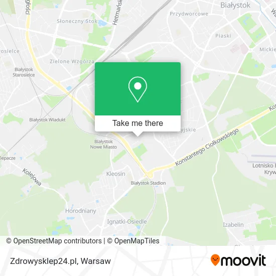 Карта Zdrowysklep24.pl