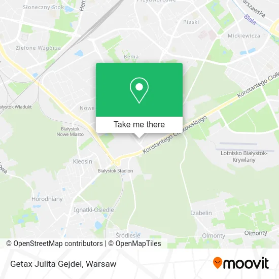 Карта Getax Julita Gejdel