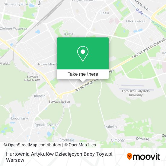 Hurtownia Artykułów Dziecięcych Baby-Toys.pl map