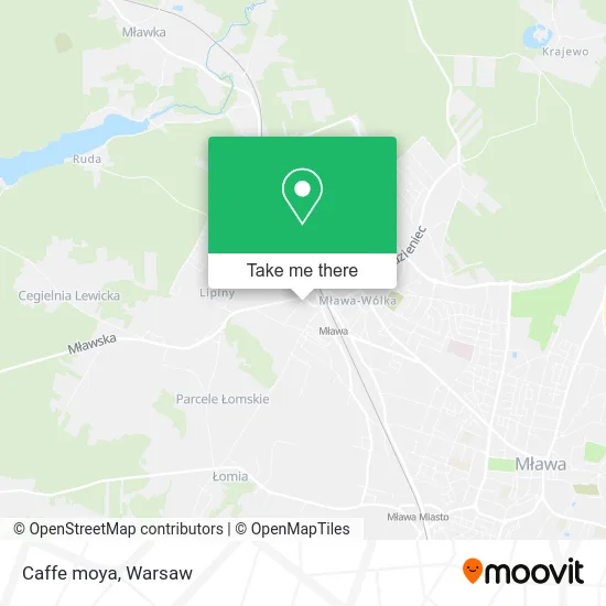 Карта Caffe moya