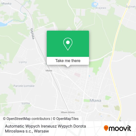 Automatic Wypych Ireneusz Wypych Dorota Mirosława s.c. map