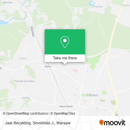 Jaar Recykling. Smoliński J. map