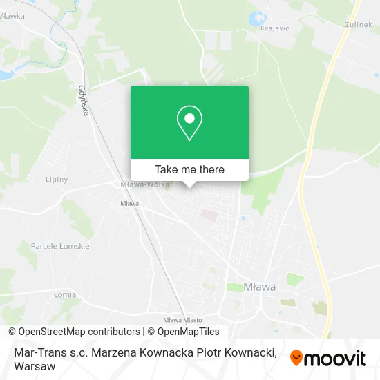 Карта Mar-Trans s.c. Marzena Kownacka Piotr Kownacki
