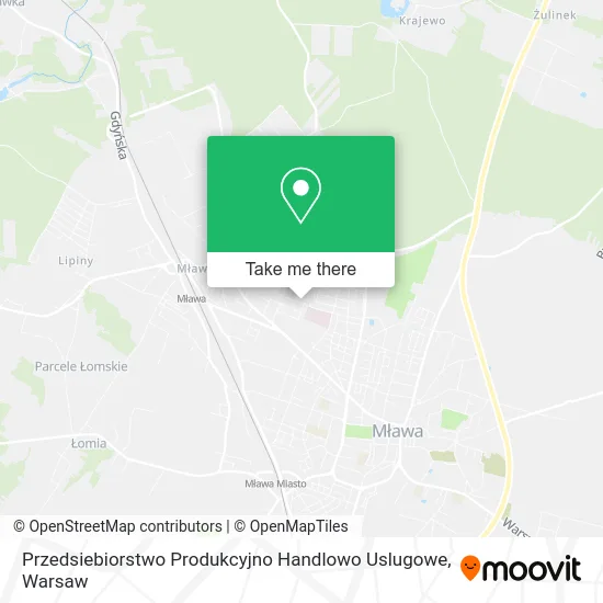 Карта Przedsiebiorstwo Produkcyjno Handlowo Uslugowe