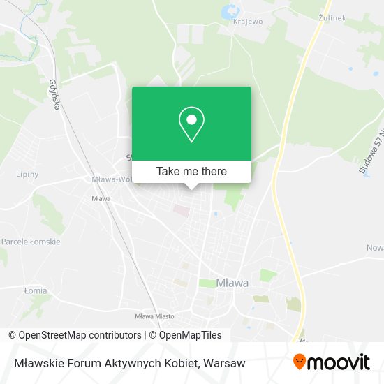 Mławskie Forum Aktywnych Kobiet map